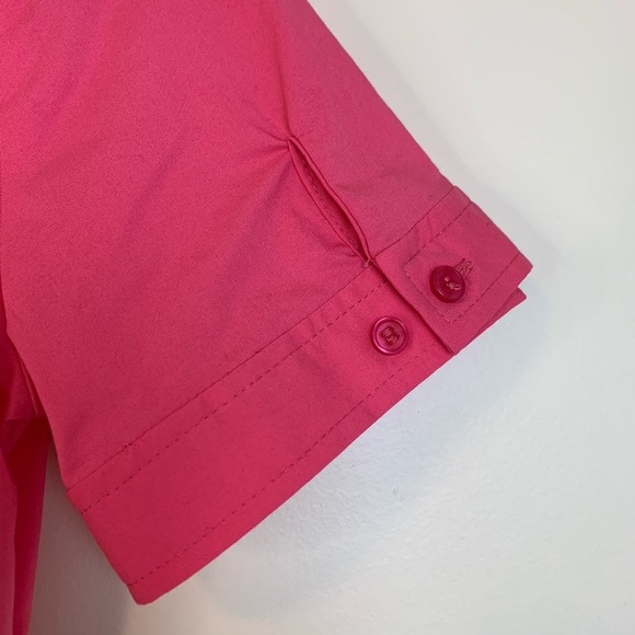 New York & Company Short Sleeve Button Down Blouse - Picture 4 of 6